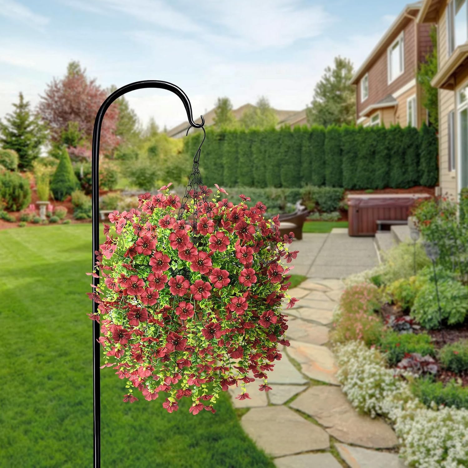 ZFProcess Artificial Hanging Flowers for... 6 ZFProcess Artificial Hanging Flowers for... - Image 6
