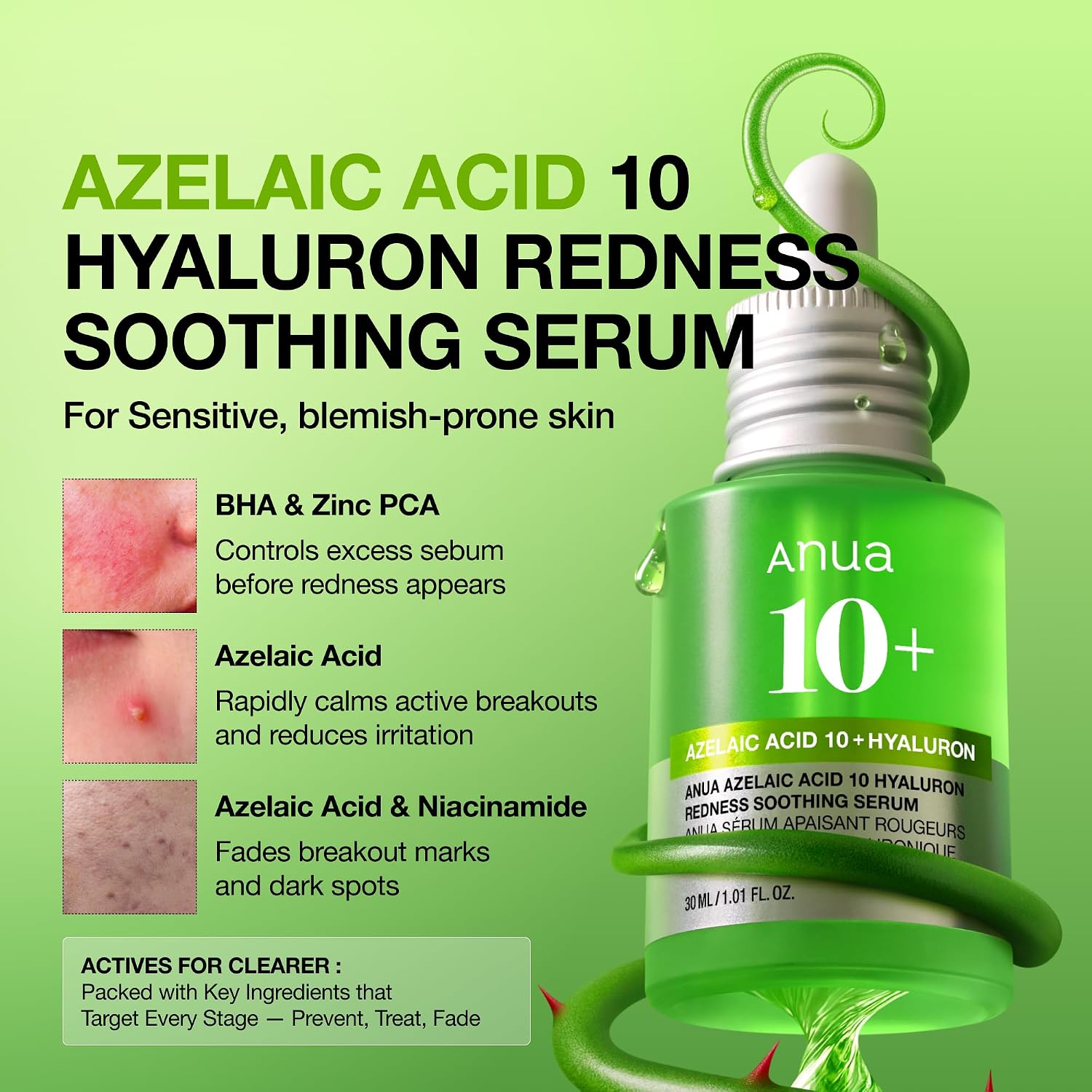 Anua Azelaic Acid 10 Hyaluron Redness So... 3 Anua Azelaic Acid 10 Hyaluron Redness So... - Image 3