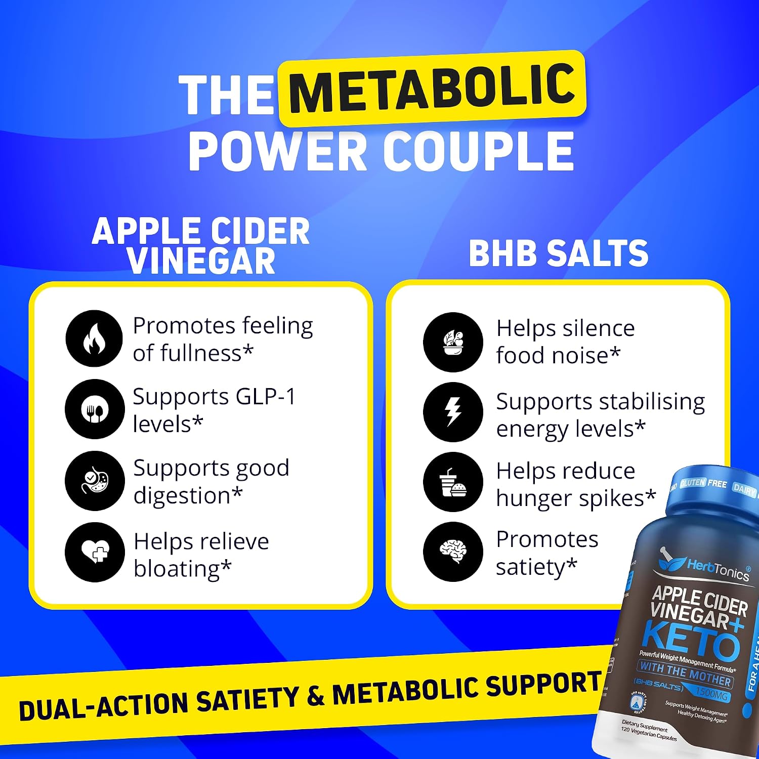 Herbtonics Apple Cider Vinegar + Keto BH... 3 Herbtonics Apple Cider Vinegar + Keto BH... - Image 3