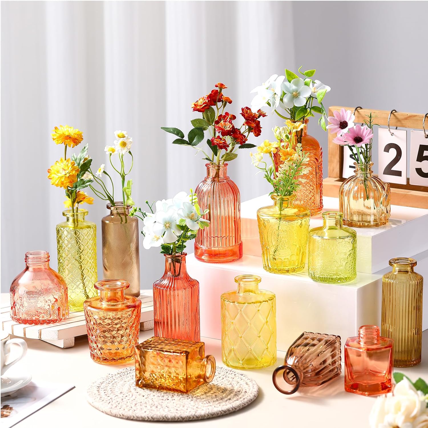 Yaomiao 30 Pcs Glass Bud Vases Centerpie... 6 Yaomiao 30 Pcs Glass Bud Vases Centerpie... - Image 6