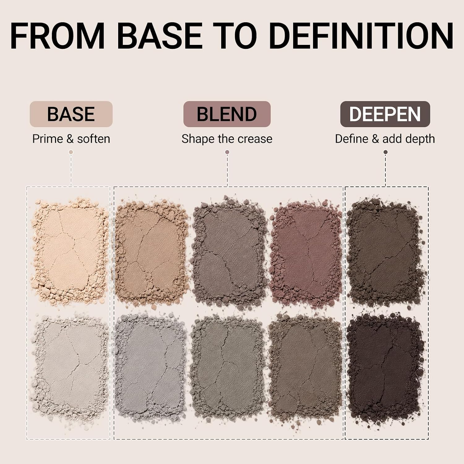 Erinde 10 Colors Matte Eyeshadow Palette... 5 Erinde 10 Colors Matte Eyeshadow Palette... - Image 5