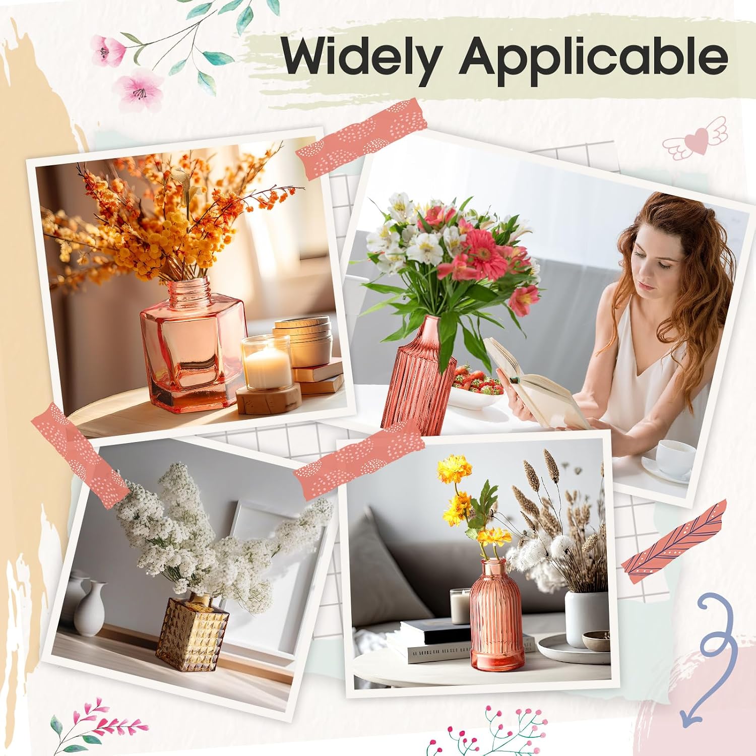 Yaomiao 30 Pcs Glass Bud Vases Centerpie... 3 Yaomiao 30 Pcs Glass Bud Vases Centerpie... - Image 3
