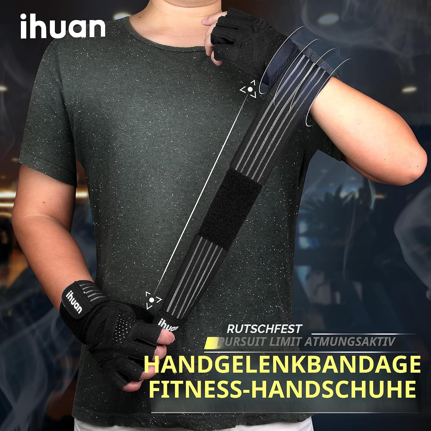 ihuan Ventilated Weight Lifting Gym Work... 2 ihuan Ventilated Weight Lifting Gym Work... - Image 2