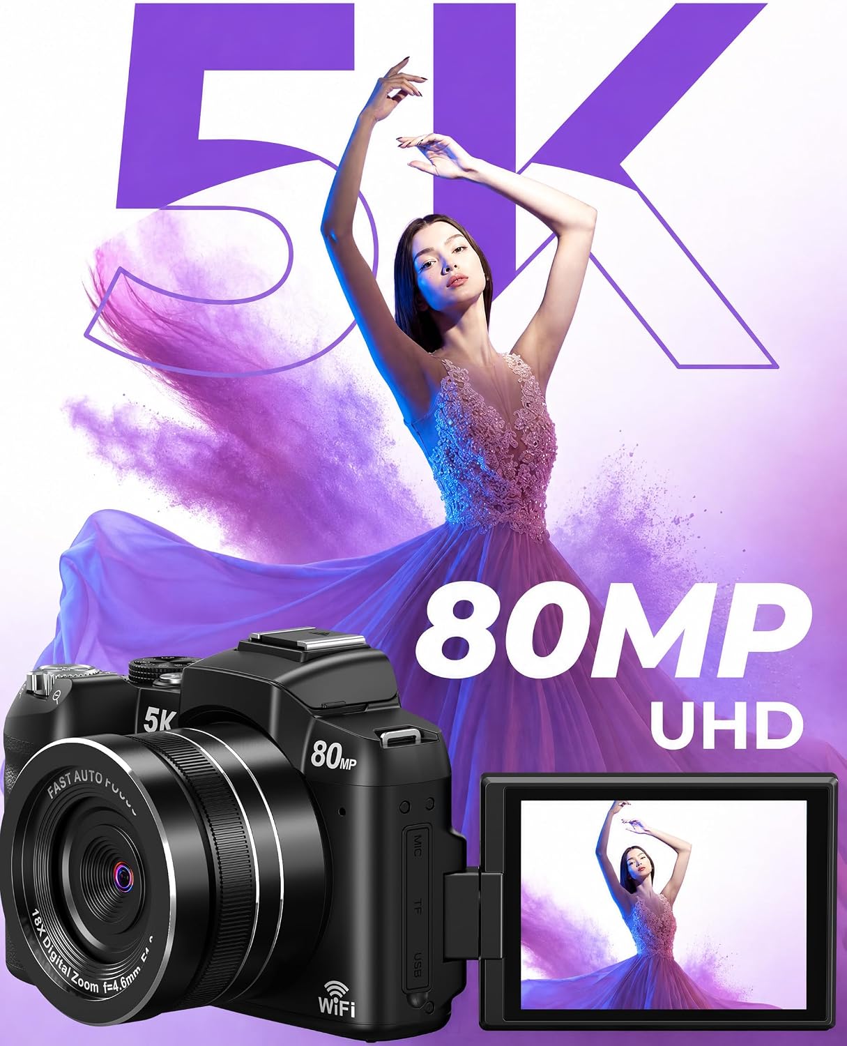 Cameras for Photography 5K Digital Camer... 2 Cameras for Photography 5K Digital Camer... - Image 2