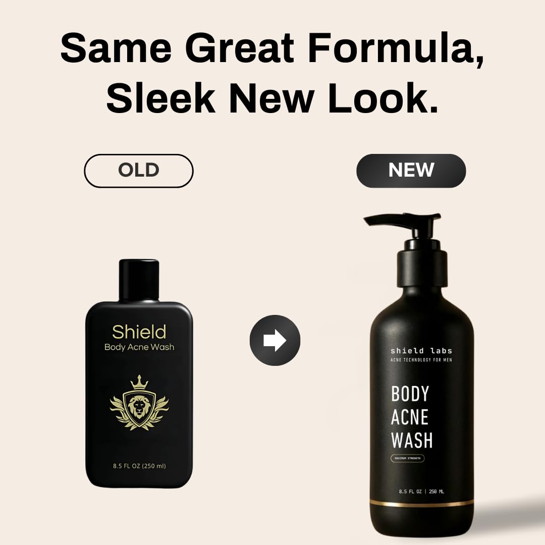 Shield Men's Acne Body Wash for Back, Ch... 2 Shield Men's Acne Body Wash for Back, Ch... - Image 2