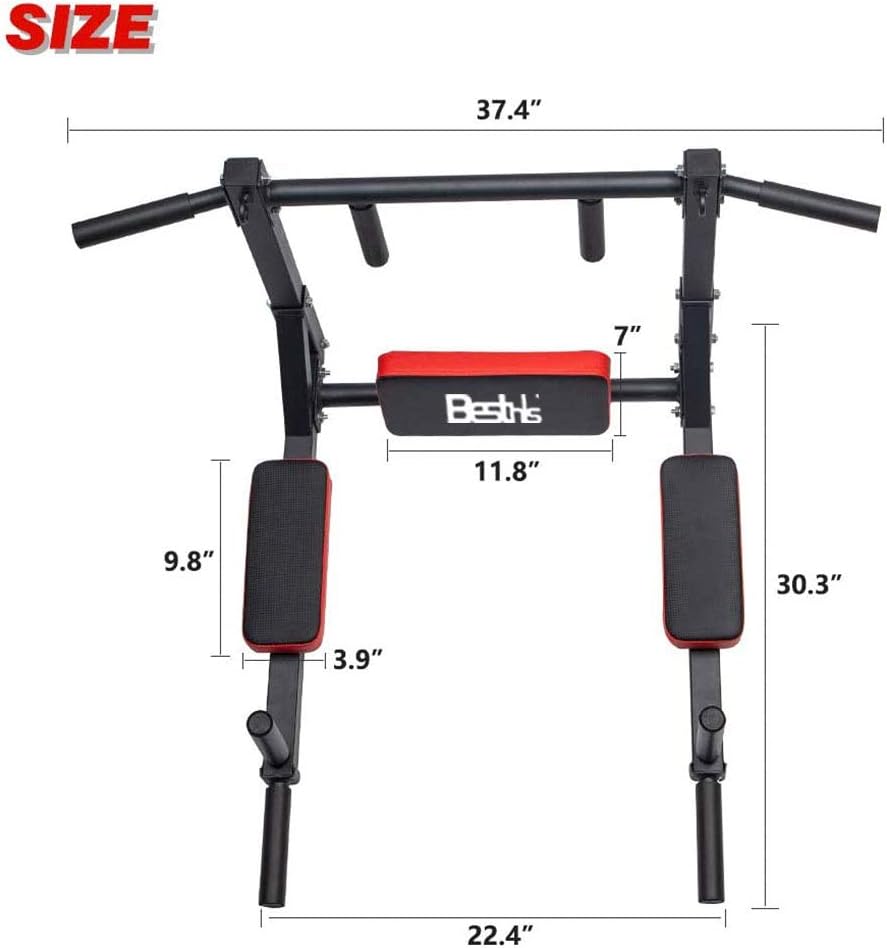 BESTHLS Wall Mounted Pull Up Bar Multifu... 5 BESTHLS Wall Mounted Pull Up Bar Multifu... - Image 5
