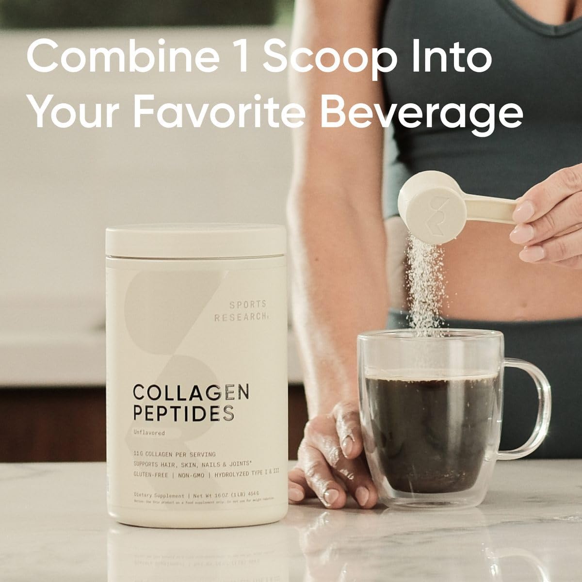 Sports Research® Collagen Peptides Prote... 3 Sports Research® Collagen Peptides Prote... - Image 3