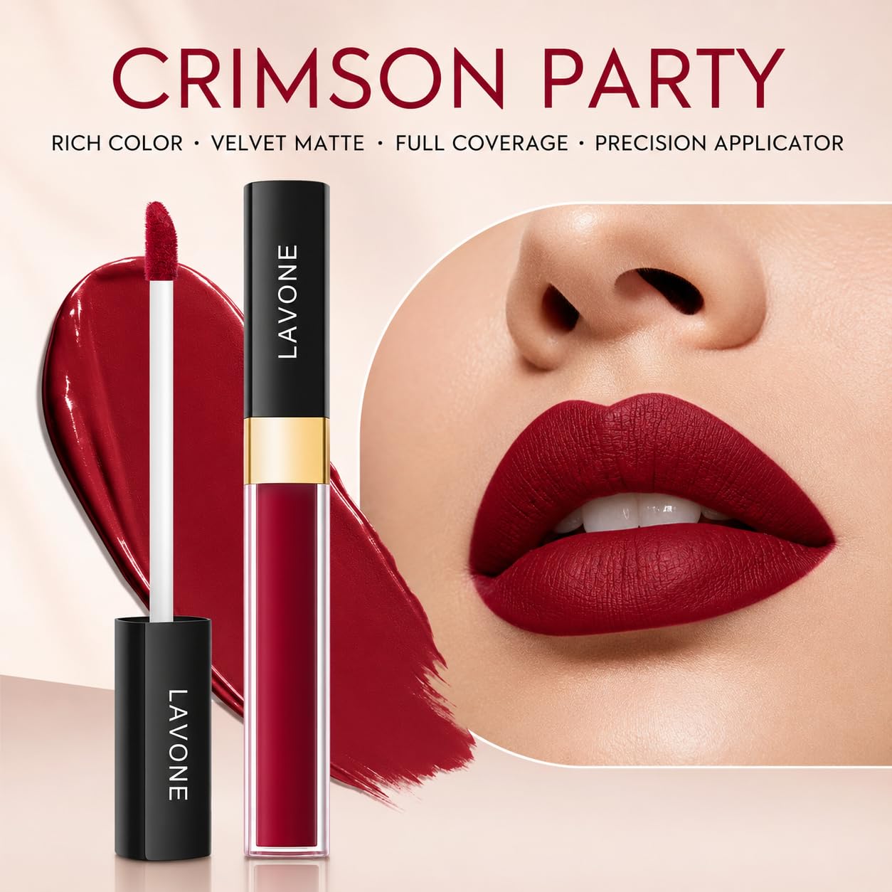 LAVONE Matte Lipstick, Long Lasting Lips... 2 LAVONE Matte Lipstick, Long Lasting Lips... - Image 2