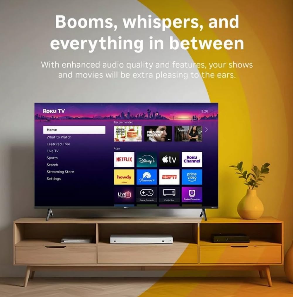 Roku Hiro TV 50" 4K LED Smart TV H50C4C4... 5 Roku Hiro TV 50" 4K LED Smart TV H50C4C4... - Image 5
