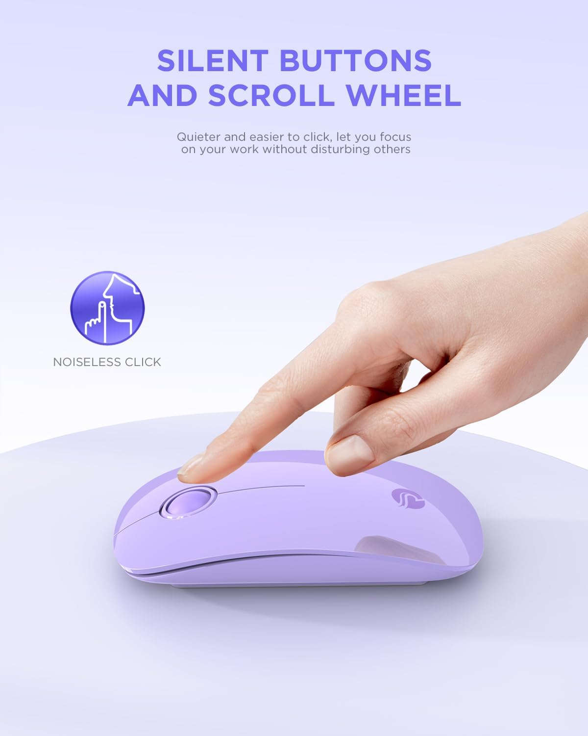 RAPIQUE Wireless Bluetooth Mouse, BT 5.1... 4 RAPIQUE Wireless Bluetooth Mouse, BT 5.1... - Image 4