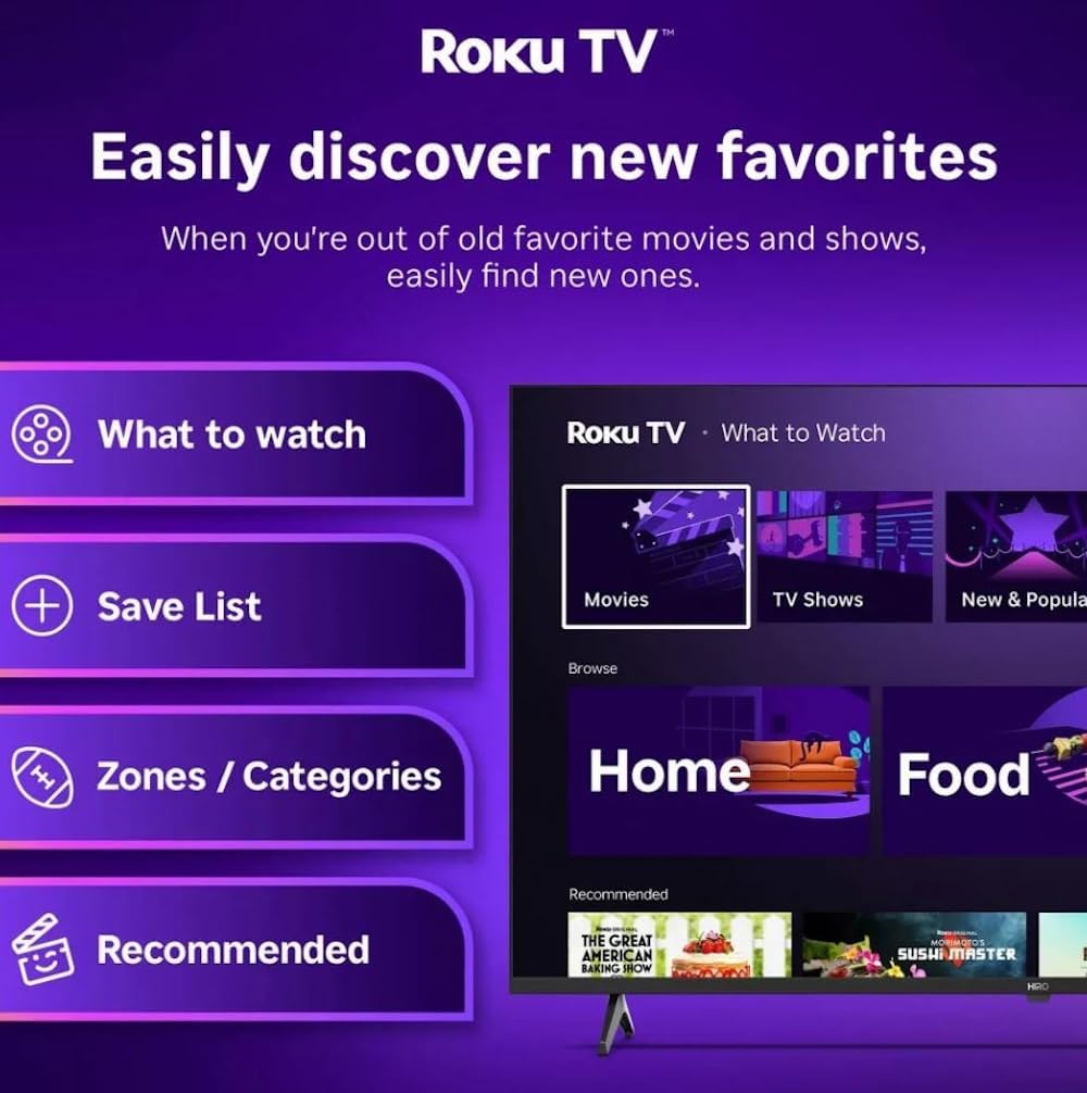 Roku Hiro TV 50" 4K LED Smart TV H50C4C4... 9 Roku Hiro TV 50" 4K LED Smart TV H50C4C4... - Image 9