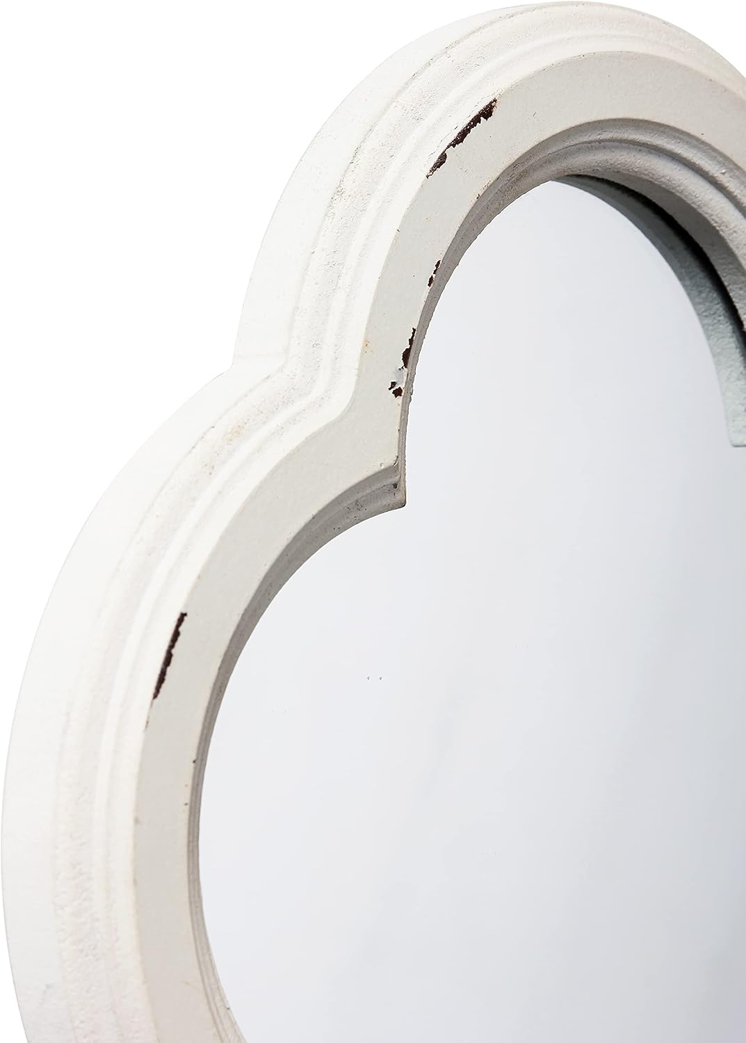 Vintage Small Scalloped Wall Mirror Deco... 6 Vintage Small Scalloped Wall Mirror Deco... - Image 6