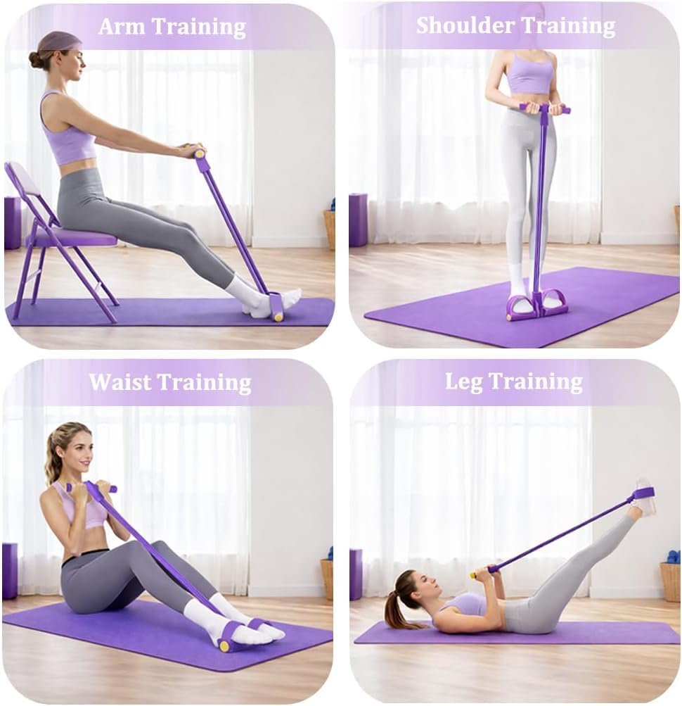 Resistance Bands with Handles, 6-Tube Fo... 8 Resistance Bands with Handles, 6-Tube Fo... - Image 8