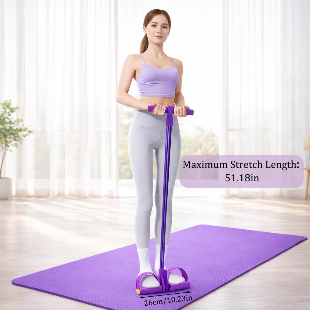 Resistance Bands with Handles, 6-Tube Fo... 2 Resistance Bands with Handles, 6-Tube Fo... - Image 2