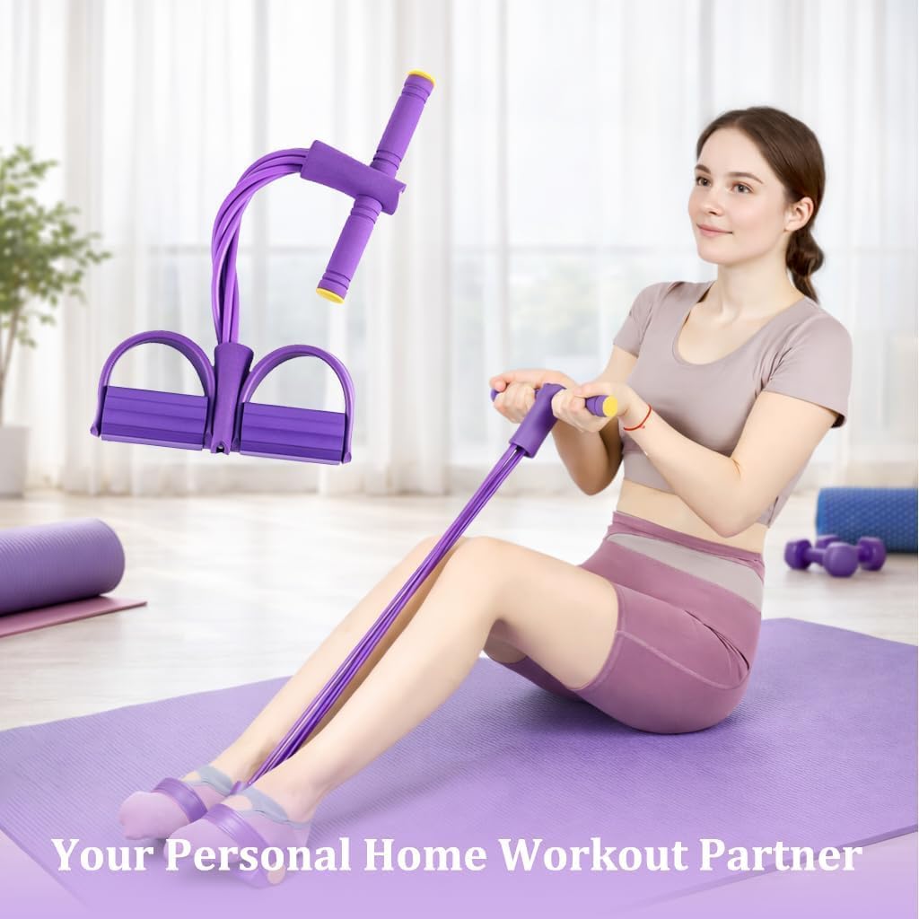 Resistance Bands with Handles, 6-Tube Fo... 4 Resistance Bands with Handles, 6-Tube Fo... - Image 4