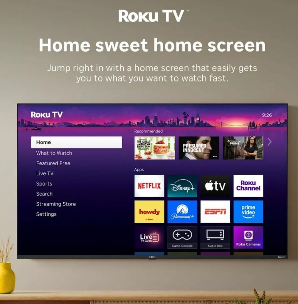 Roku Hiro TV 50" 4K LED Smart TV H50C4C4... 7 Roku Hiro TV 50" 4K LED Smart TV H50C4C4... - Image 7