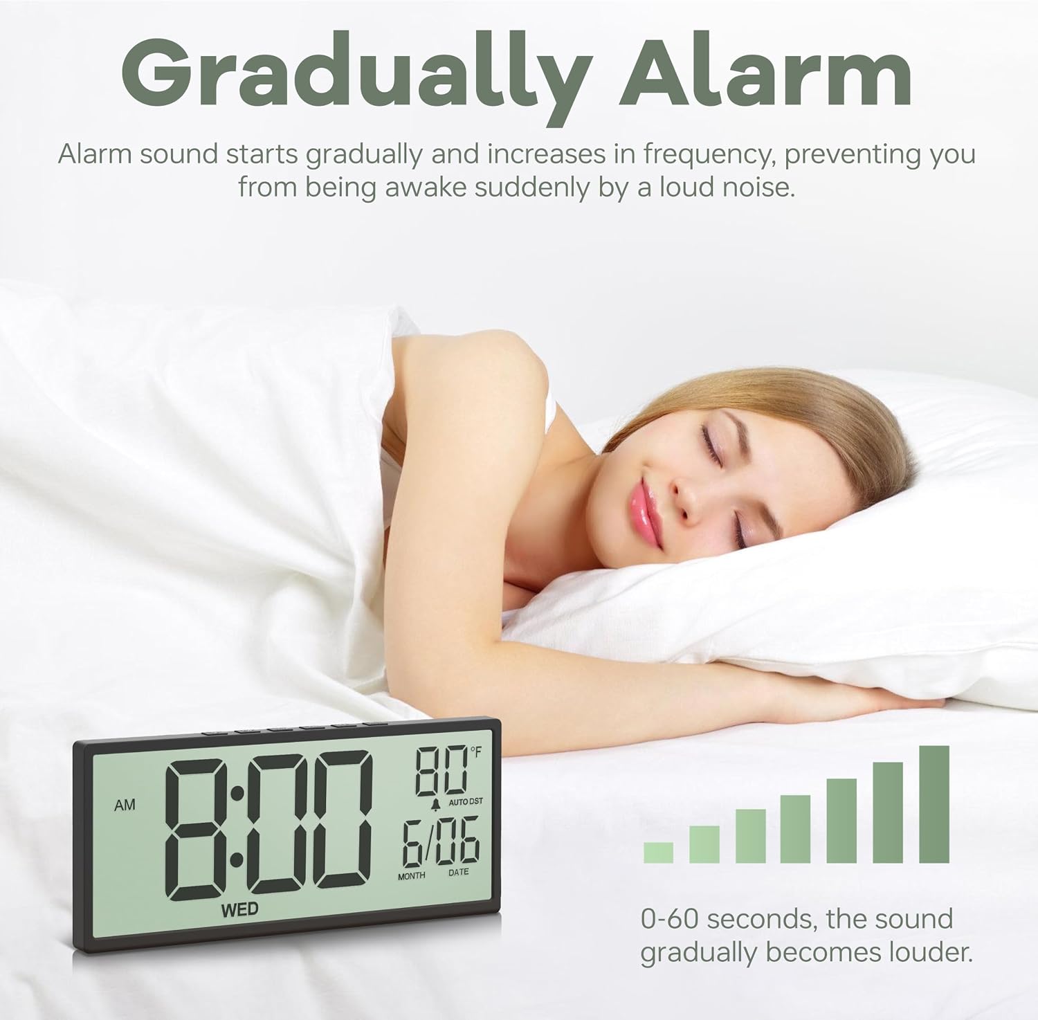 JALL Large Digital Wall Clock Battery Op... 7 JALL Large Digital Wall Clock Battery Op... - Image 7