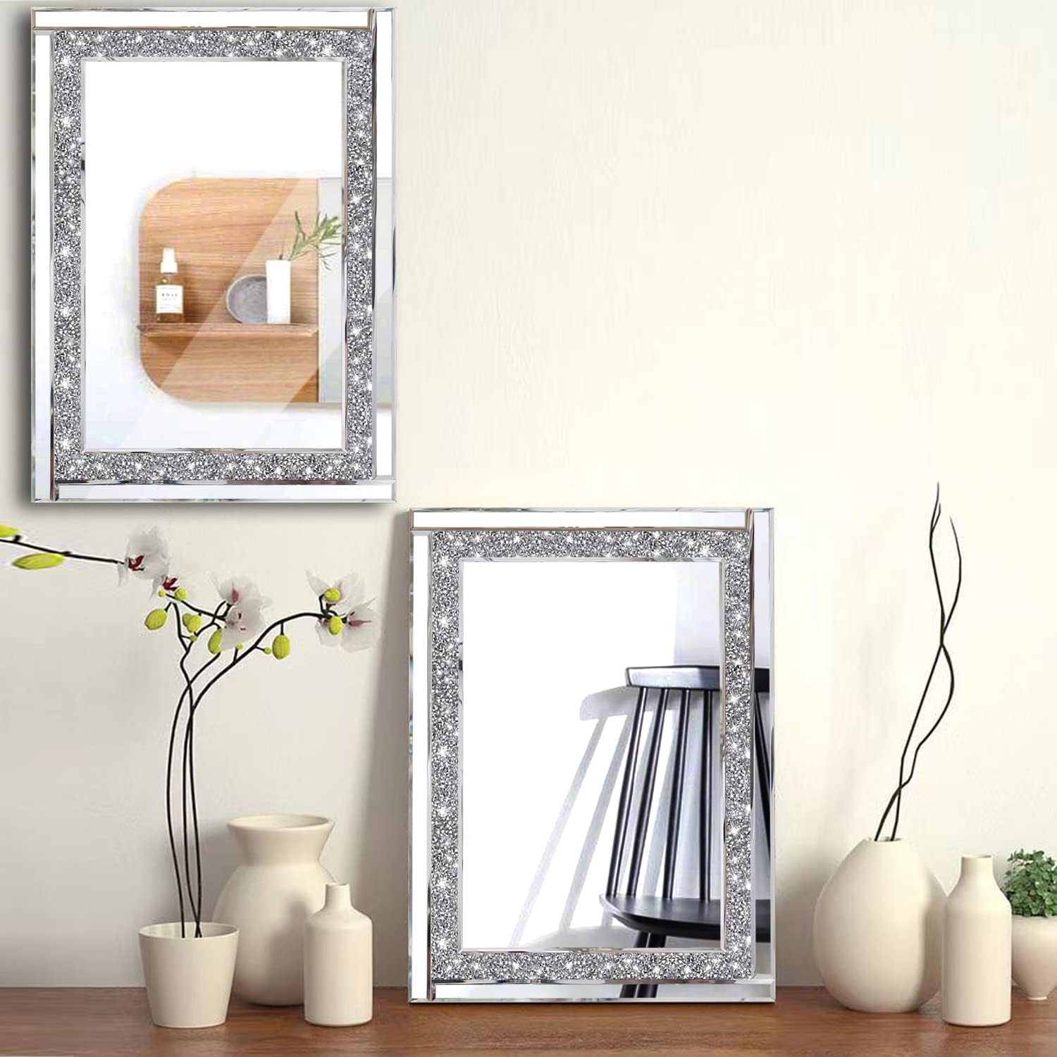 Meetart Crystal Crush Diamond Silver Mir... 4 Meetart Crystal Crush Diamond Silver Mir... - Image 4