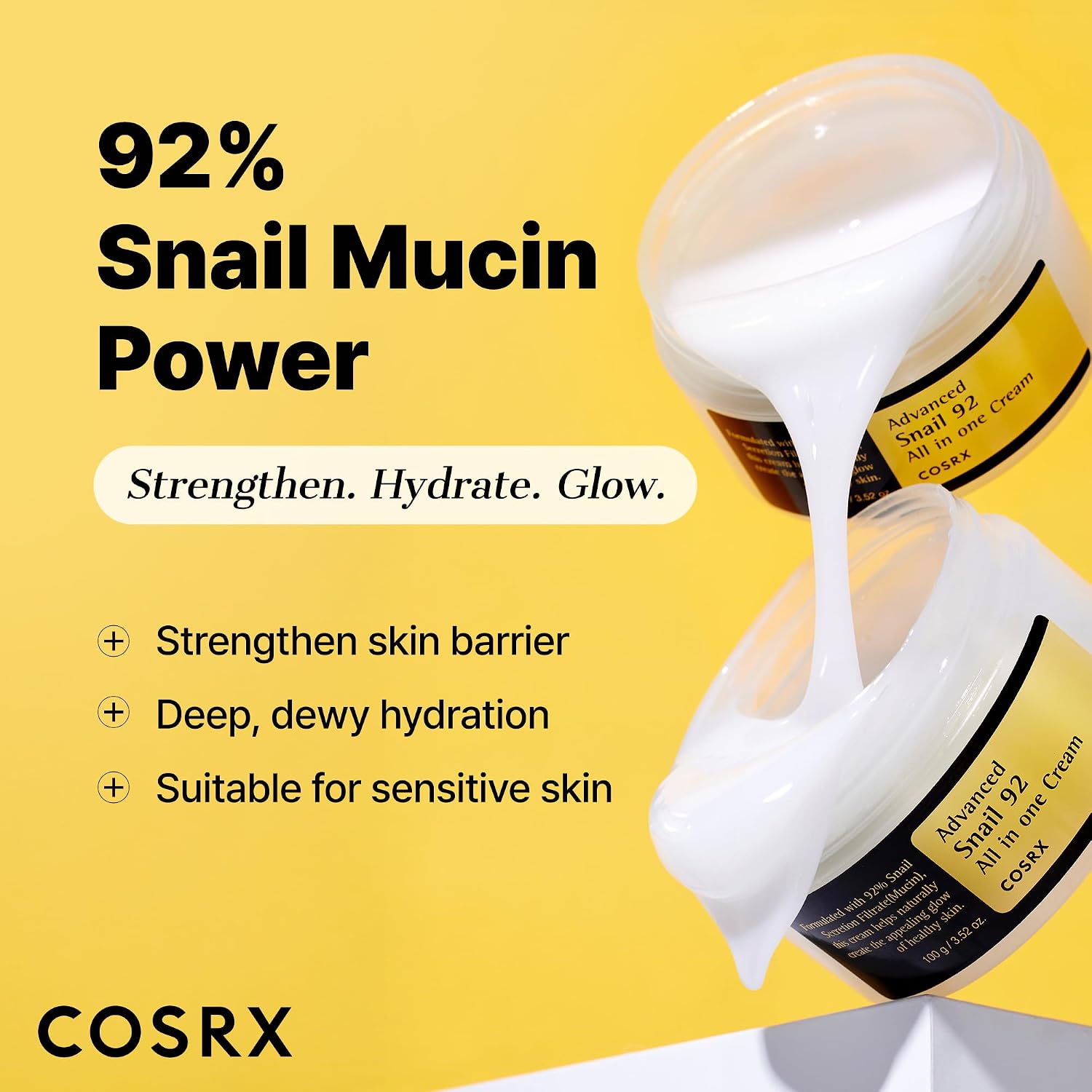 COSRX Snail Mucin 92% Face Moisturizer f... 2 COSRX Snail Mucin 92% Face Moisturizer f... - Image 2