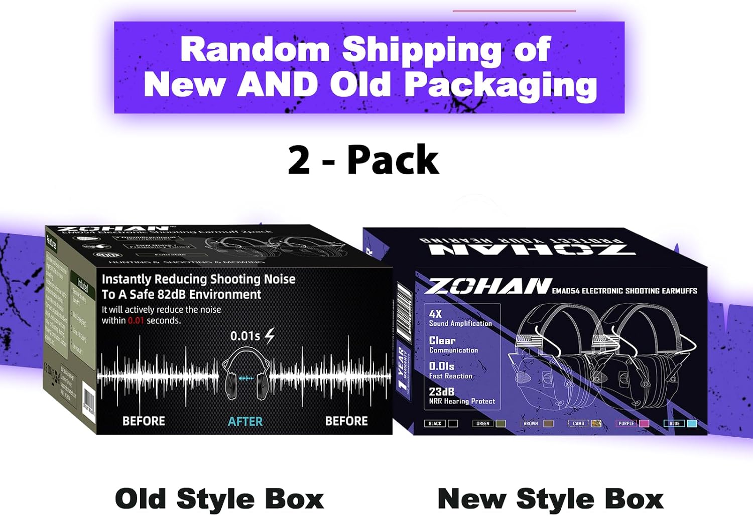 ZOHAN Electronic Shooting Earmuffs Built... 7 ZOHAN Electronic Shooting Earmuffs Built... - Image 7