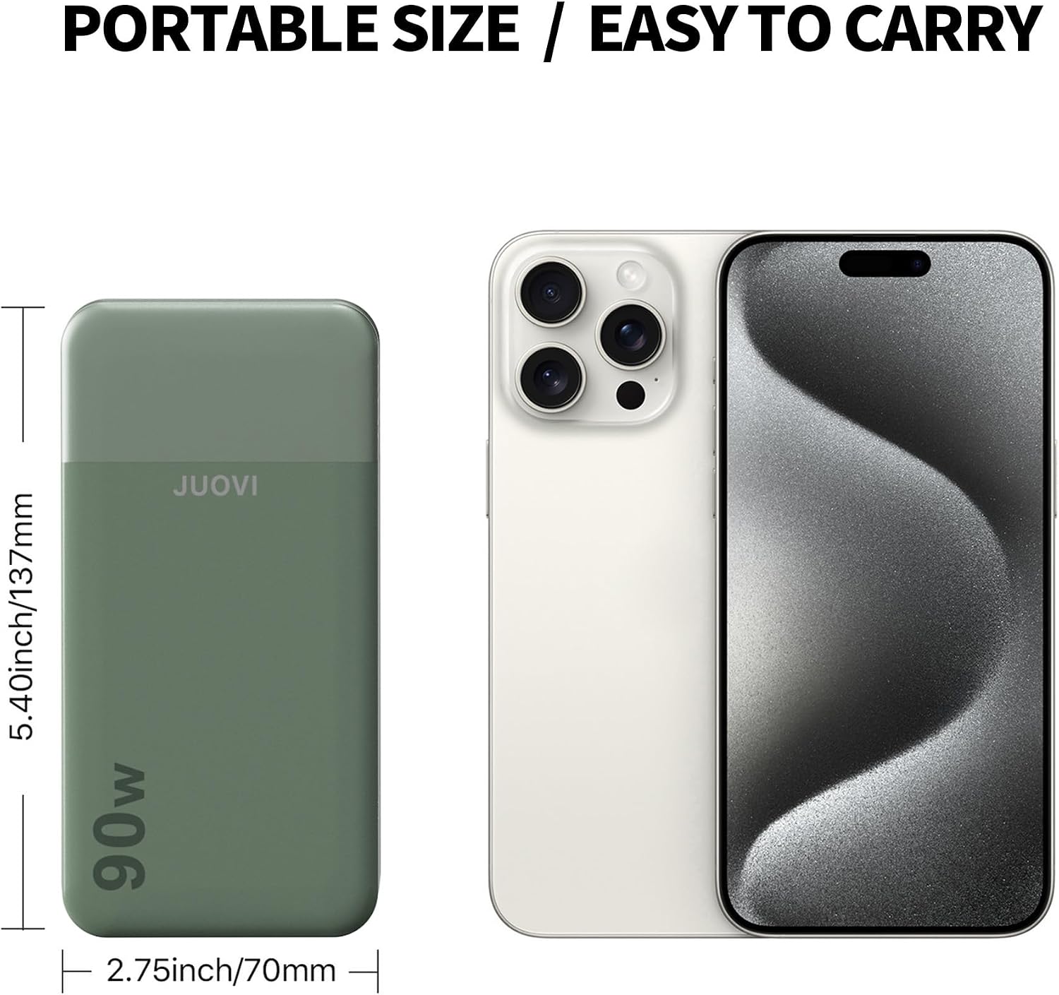 JUOVI Laptop Power Bank 90W 20000mAh Por... 7 JUOVI Laptop Power Bank 90W 20000mAh Por... - Image 7