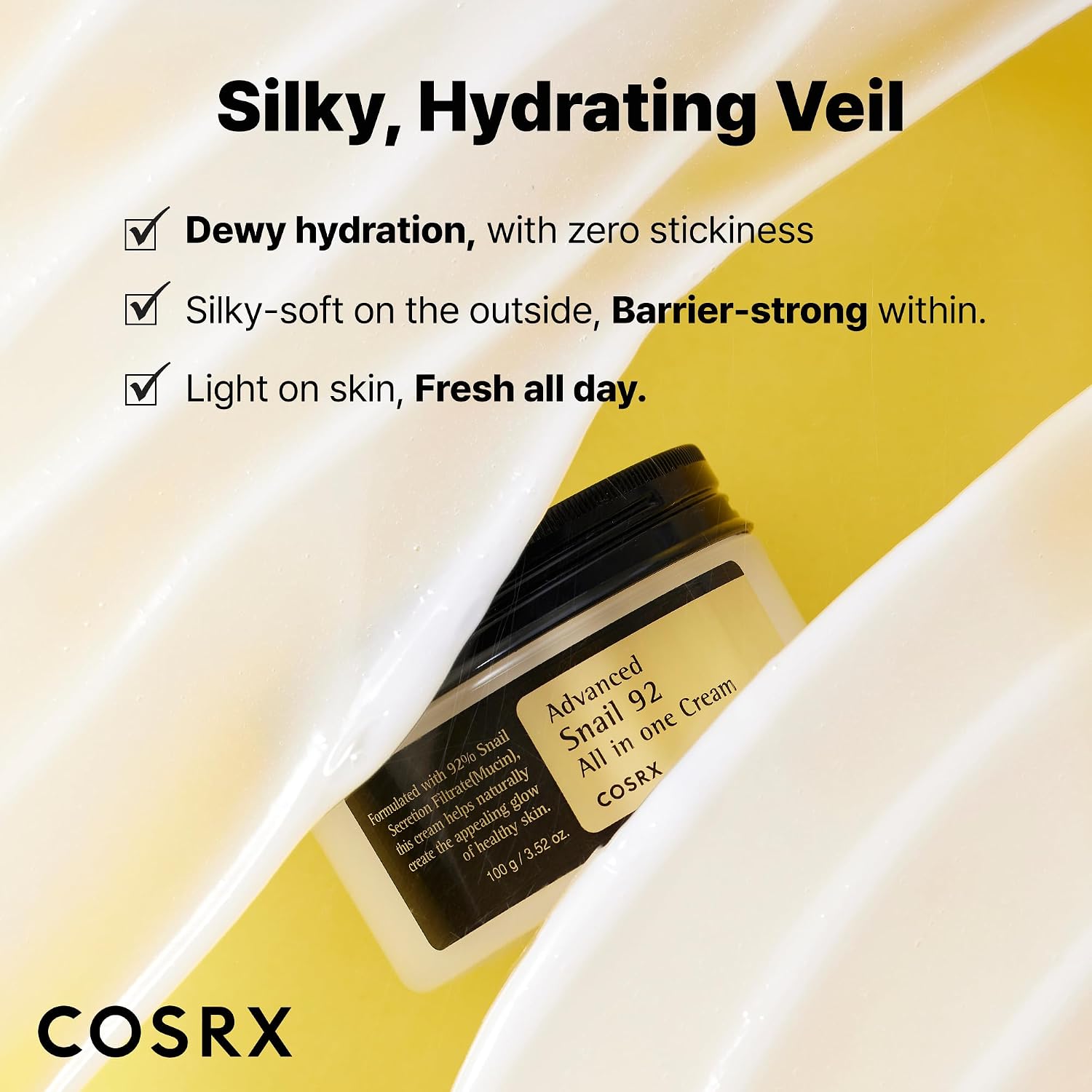COSRX Snail Mucin 92% Face Moisturizer f... 5 COSRX Snail Mucin 92% Face Moisturizer f... - Image 5