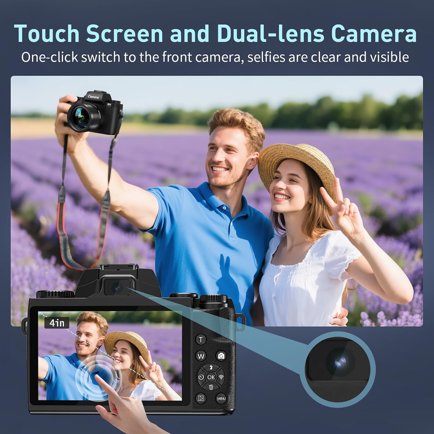8K Digital Camera, 64MP WiFi Cameras for... 3 8K Digital Camera, 64MP WiFi Cameras for... - Image 3