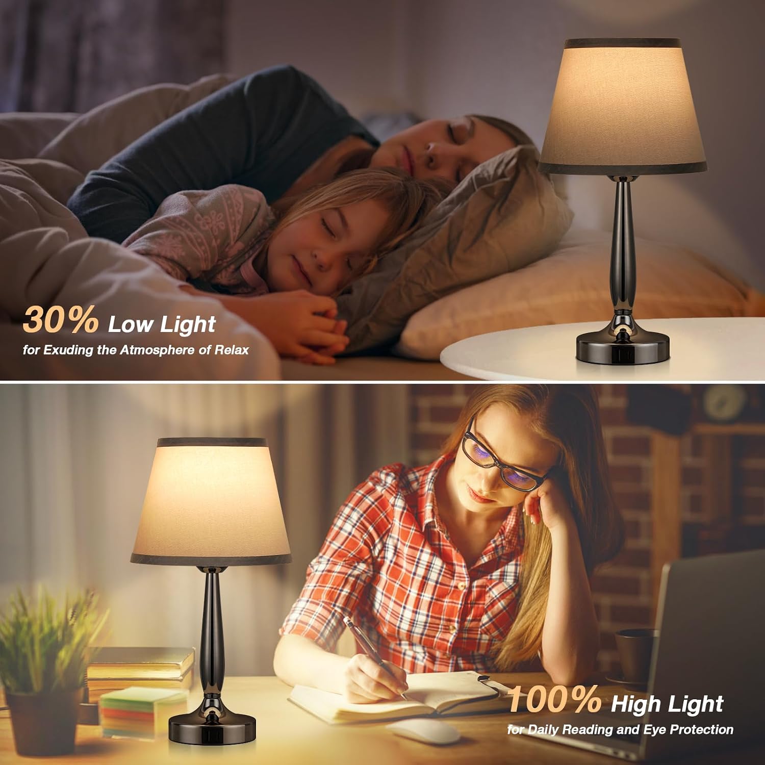 Kakanuo Touch Table Lamp for Bedroom, Sm... 5 Kakanuo Touch Table Lamp for Bedroom, Sm... - Image 5
