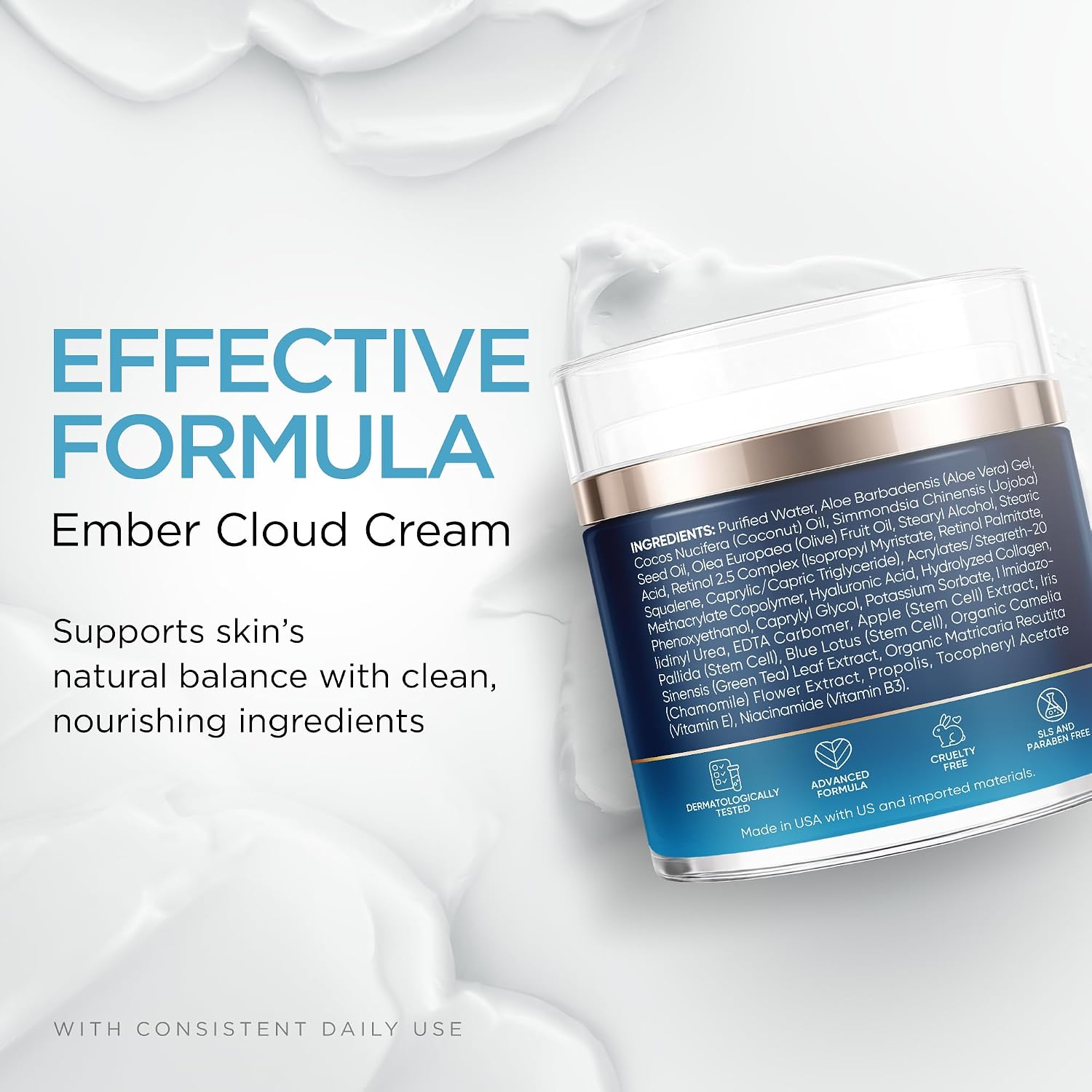 Collagen Face Cream Night Moisturizer St... 3 Collagen Face Cream Night Moisturizer St... - Image 3