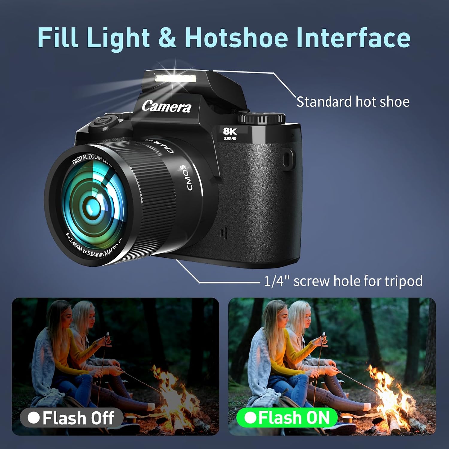 8K Digital Camera, 64MP WiFi Cameras for... 8 8K Digital Camera, 64MP WiFi Cameras for... - Image 8