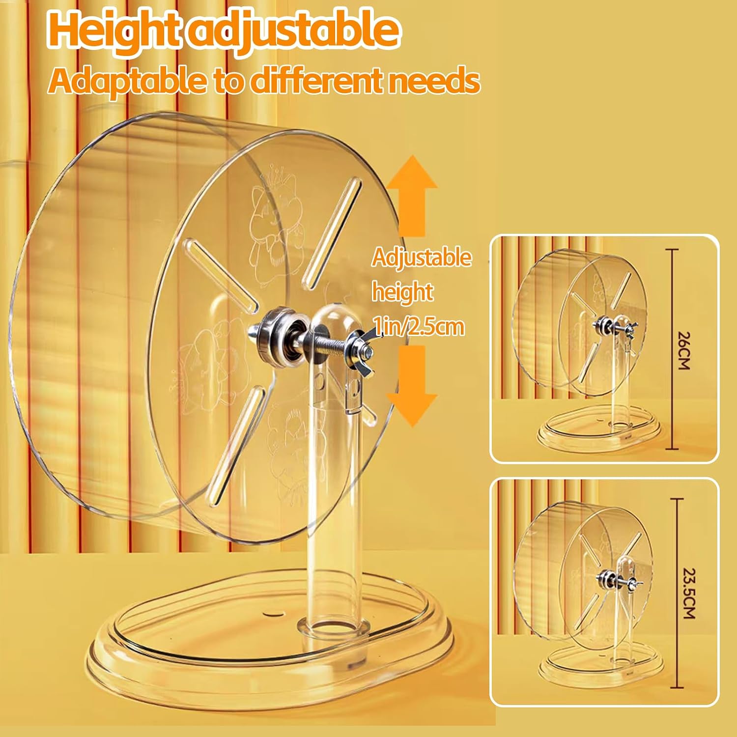 Silent Hamster Exercise Wheel,9.5 Inch Q... 6 Silent Hamster Exercise Wheel,9.5 Inch Q... - Image 6