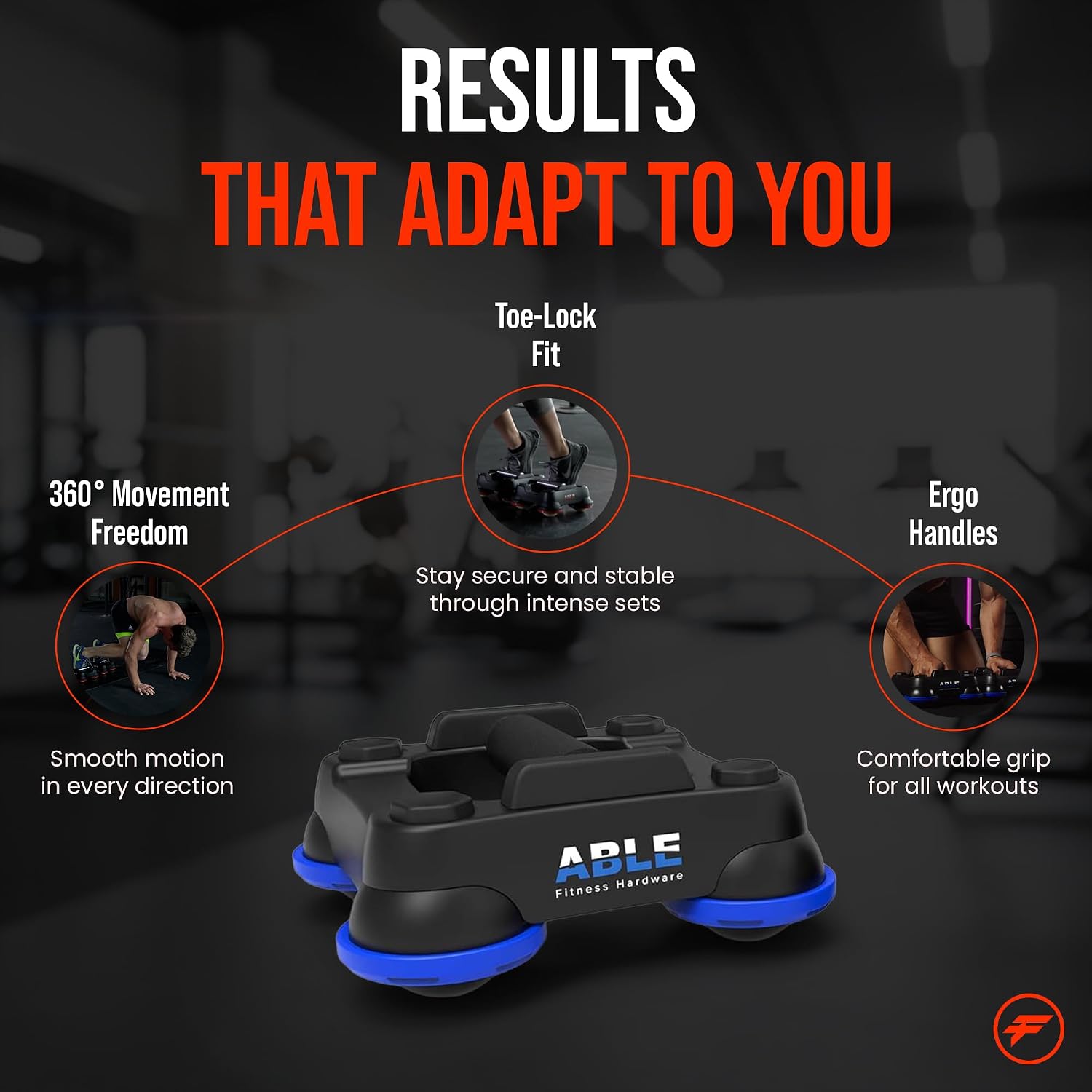 ABLE Multi-Directional Fitness Gliders (... 4 ABLE Multi-Directional Fitness Gliders (... - Image 4