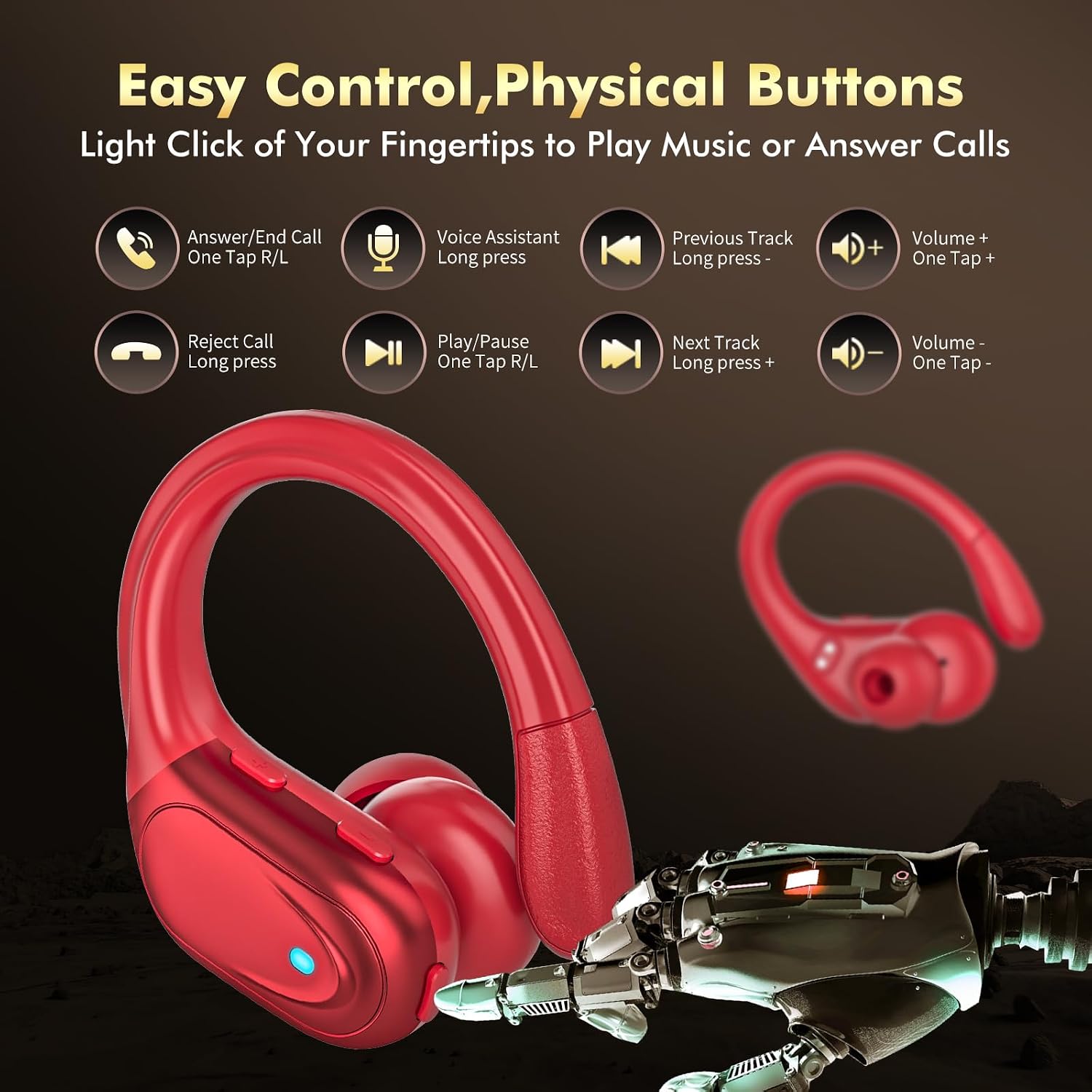 HAOYUYAN Wireless Earbuds, Sports Blueto... 6 HAOYUYAN Wireless Earbuds, Sports Blueto... - Image 6