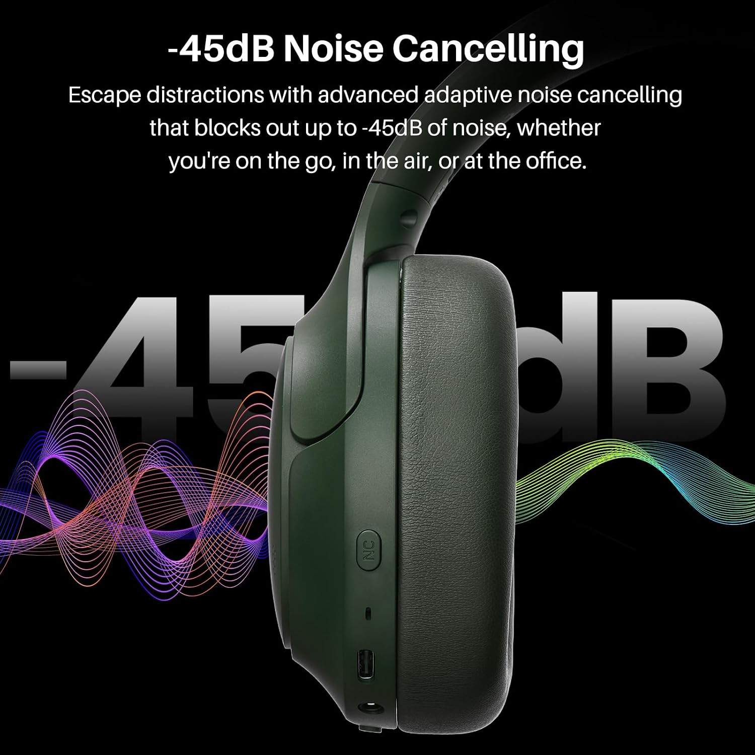 TOZO HT3 Hybrid Noise Cancelling Wireles... 4 TOZO HT3 Hybrid Noise Cancelling Wireles... - Image 4