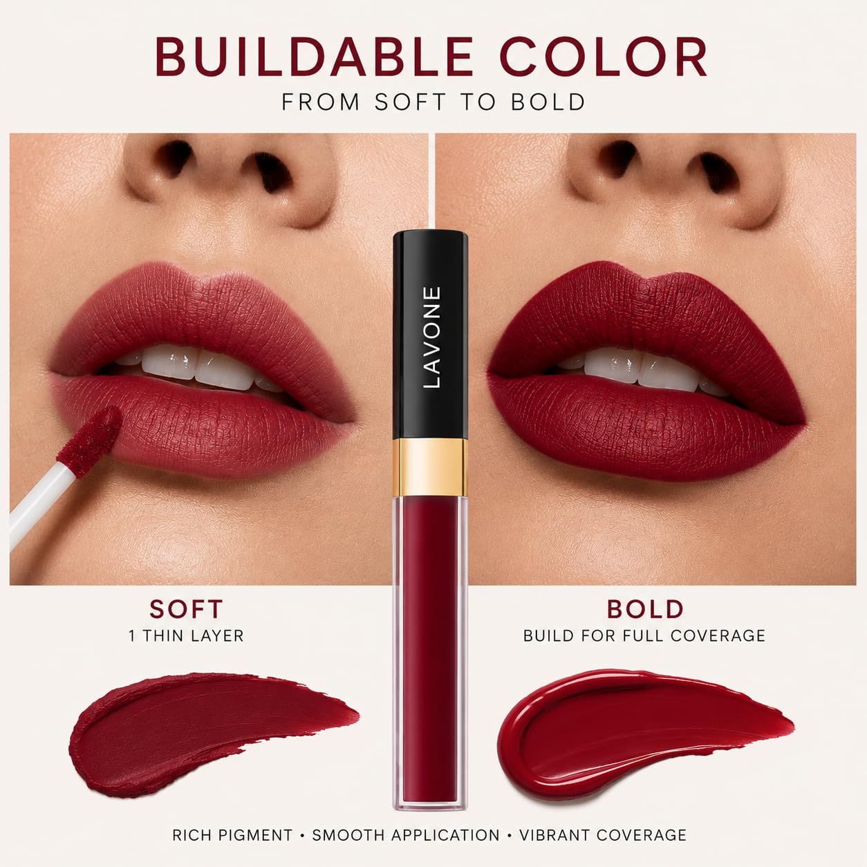 LAVONE Matte Lipstick, Long Lasting Lips... 4 LAVONE Matte Lipstick, Long Lasting Lips... - Image 4