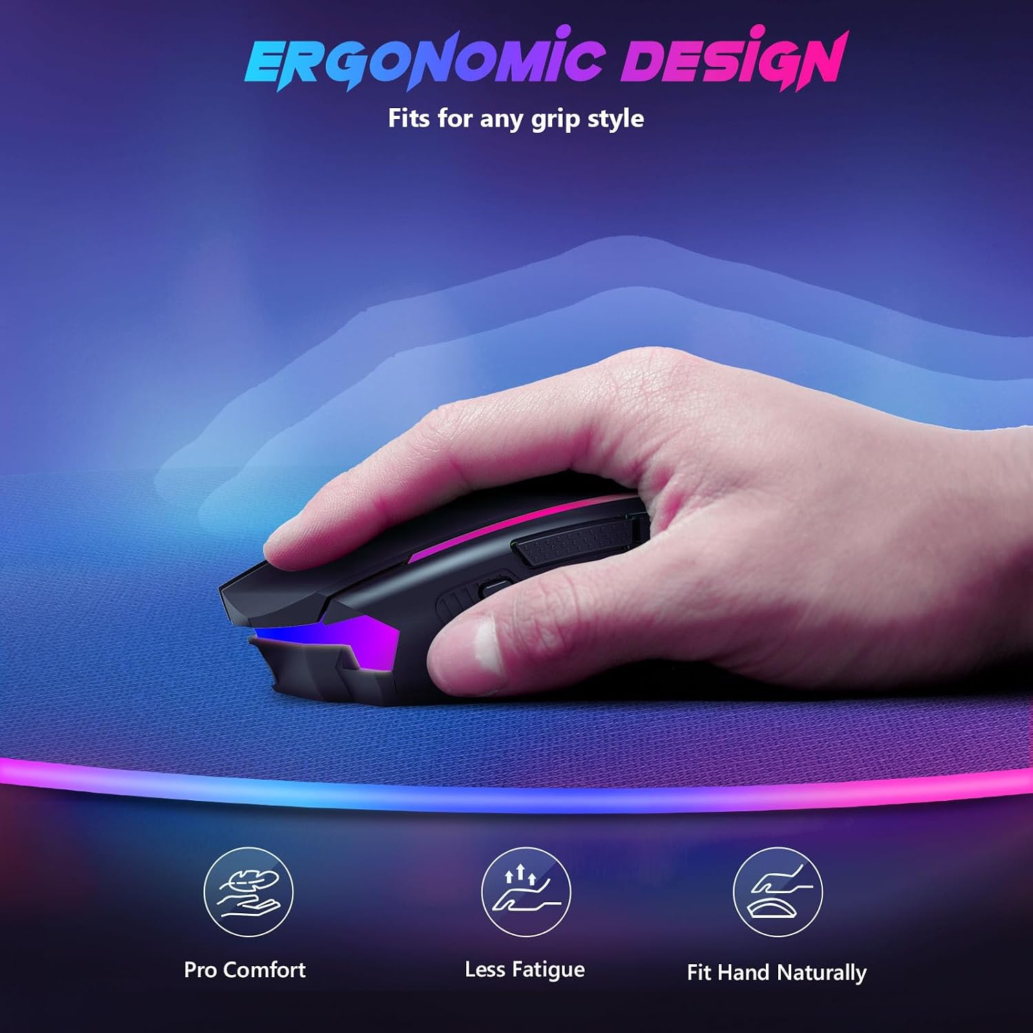Redragon Gaming Mouse, Wireless Mouse Ga... 8 Redragon Gaming Mouse, Wireless Mouse Ga... - Image 8