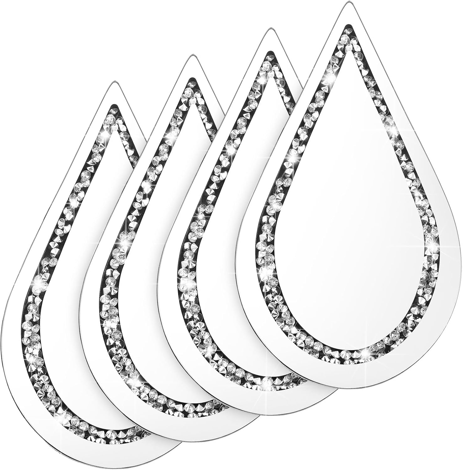 Yookeer 4 Pcs Espejos Decorativos para S... 2 Yookeer 4 Pcs Espejos Decorativos para S... - Image 2