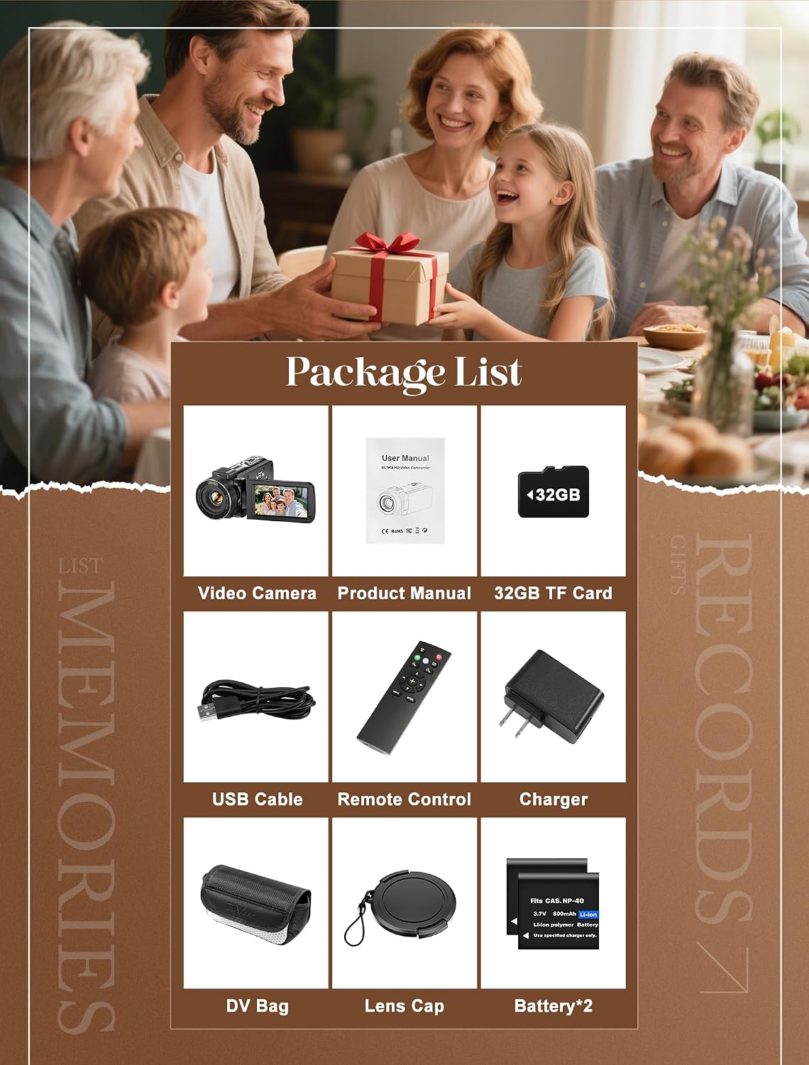 ZYDIIE 4K Video Camera Camcorder UHD 64M... 7 ZYDIIE 4K Video Camera Camcorder UHD 64M... - Image 7