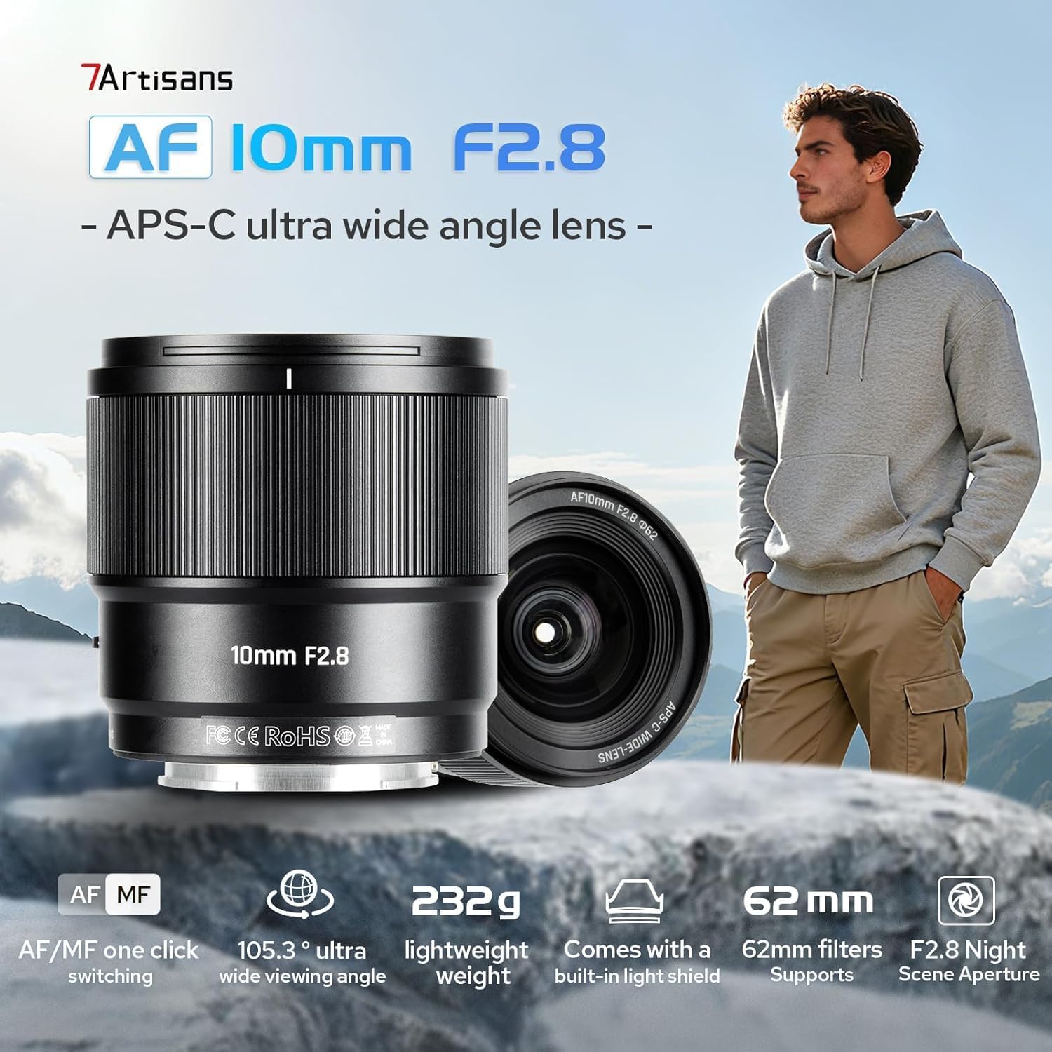 7artisans AF 10mm F2.8 Autofocus APS-C U... 2 7artisans AF 10mm F2.8 Autofocus APS-C U... - Image 2
