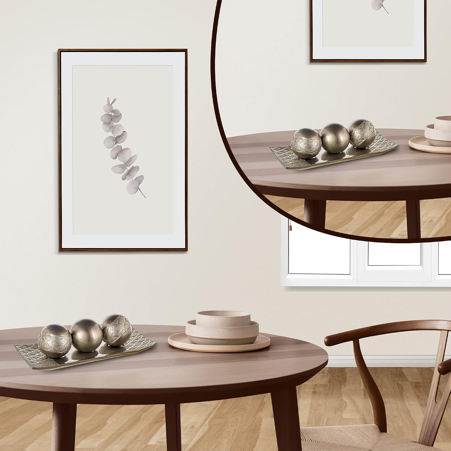 HomeRoots Tray and Orbs Balls | Centerpi... 4 HomeRoots Tray and Orbs Balls | Centerpi... - Image 4