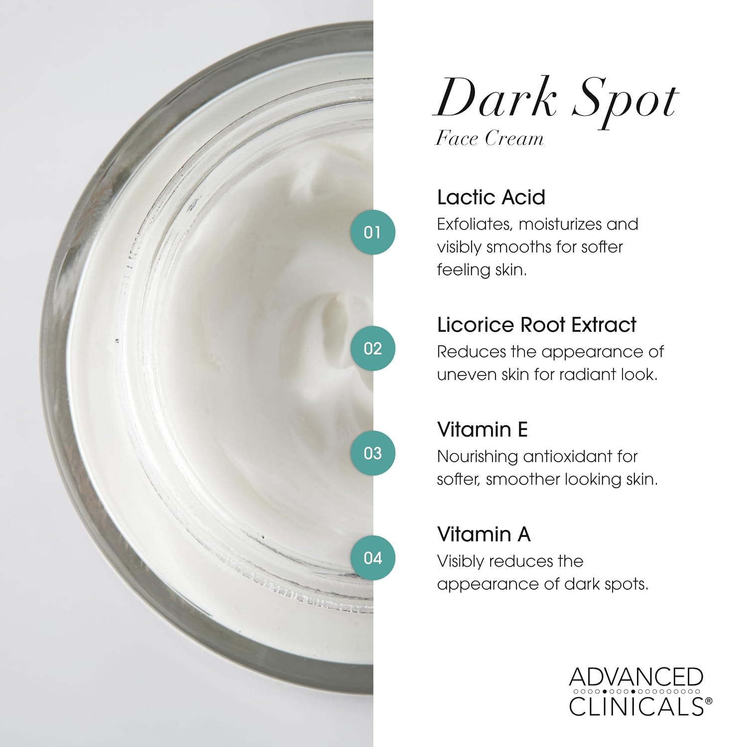 Advanced Clinicals Dark Spot Face Moistu... 4 Advanced Clinicals Dark Spot Face Moistu... - Image 4