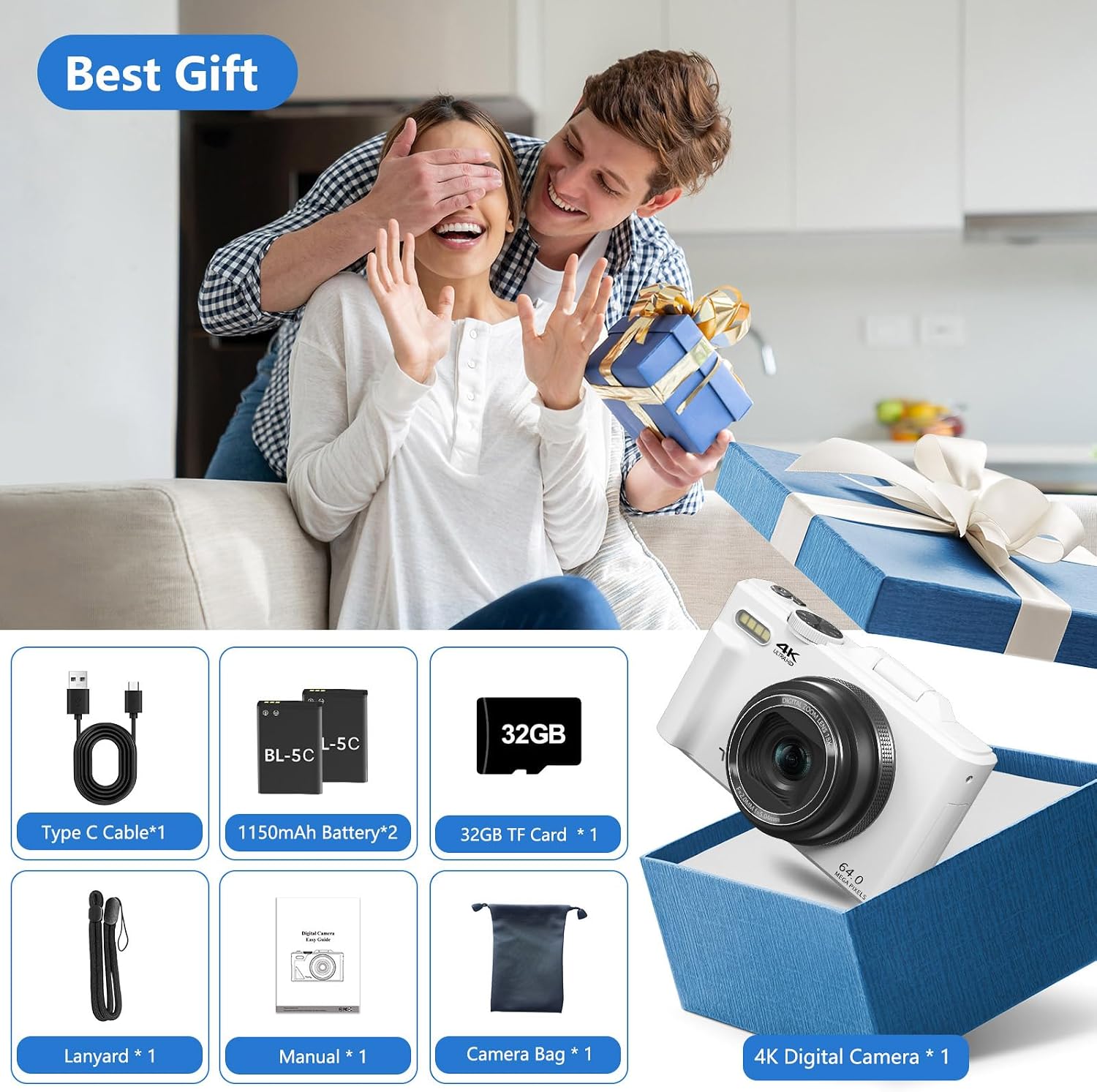 Digital Camera for Photography, 4K Vlogg... 7 Digital Camera for Photography, 4K Vlogg... - Image 7