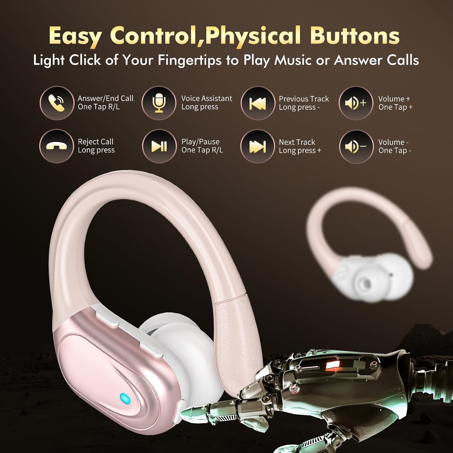 HAOYUYAN Wireless Earbuds, Sports Blueto... 6 HAOYUYAN Wireless Earbuds, Sports Blueto... - Image 6