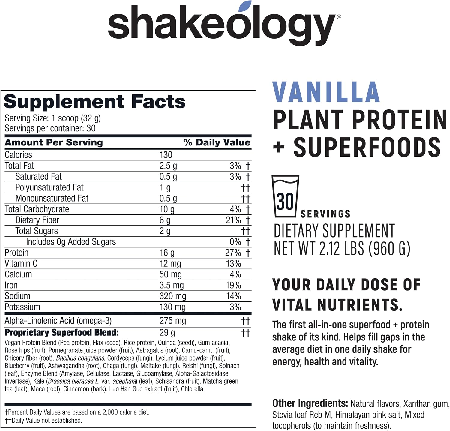 Shakeology 0g Added Sugar Plant Based Pr... 2 Shakeology 0g Added Sugar Plant Based Pr... - Image 2