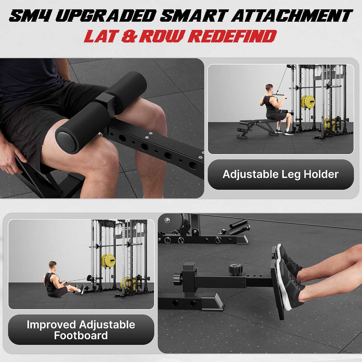 SM4 Smith Machine with Dual Pulley Syste... 3 SM4 Smith Machine with Dual Pulley Syste... - Image 3