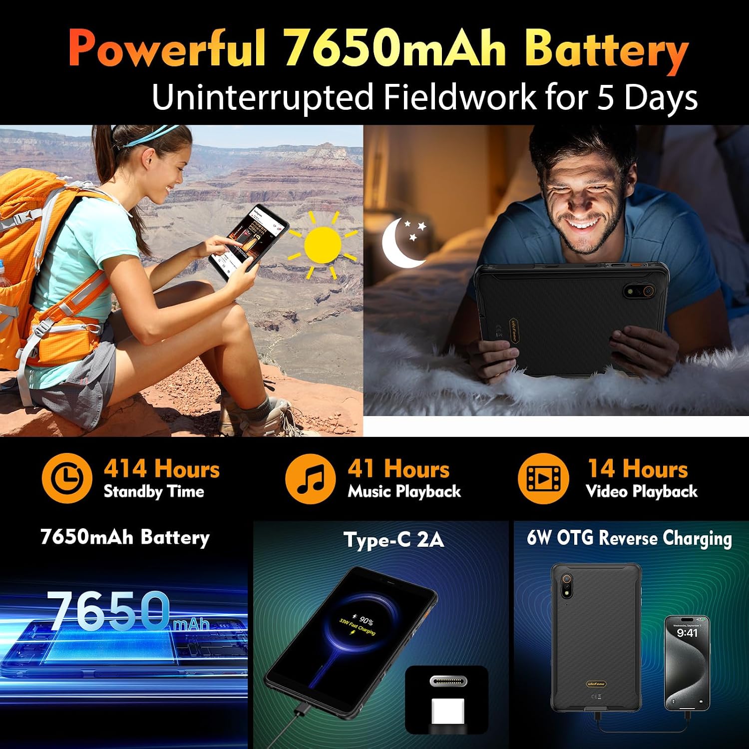 Ulefone Armor Pad Pro Rugged Tablet, Oct... 5 Ulefone Armor Pad Pro Rugged Tablet, Oct... - Image 5