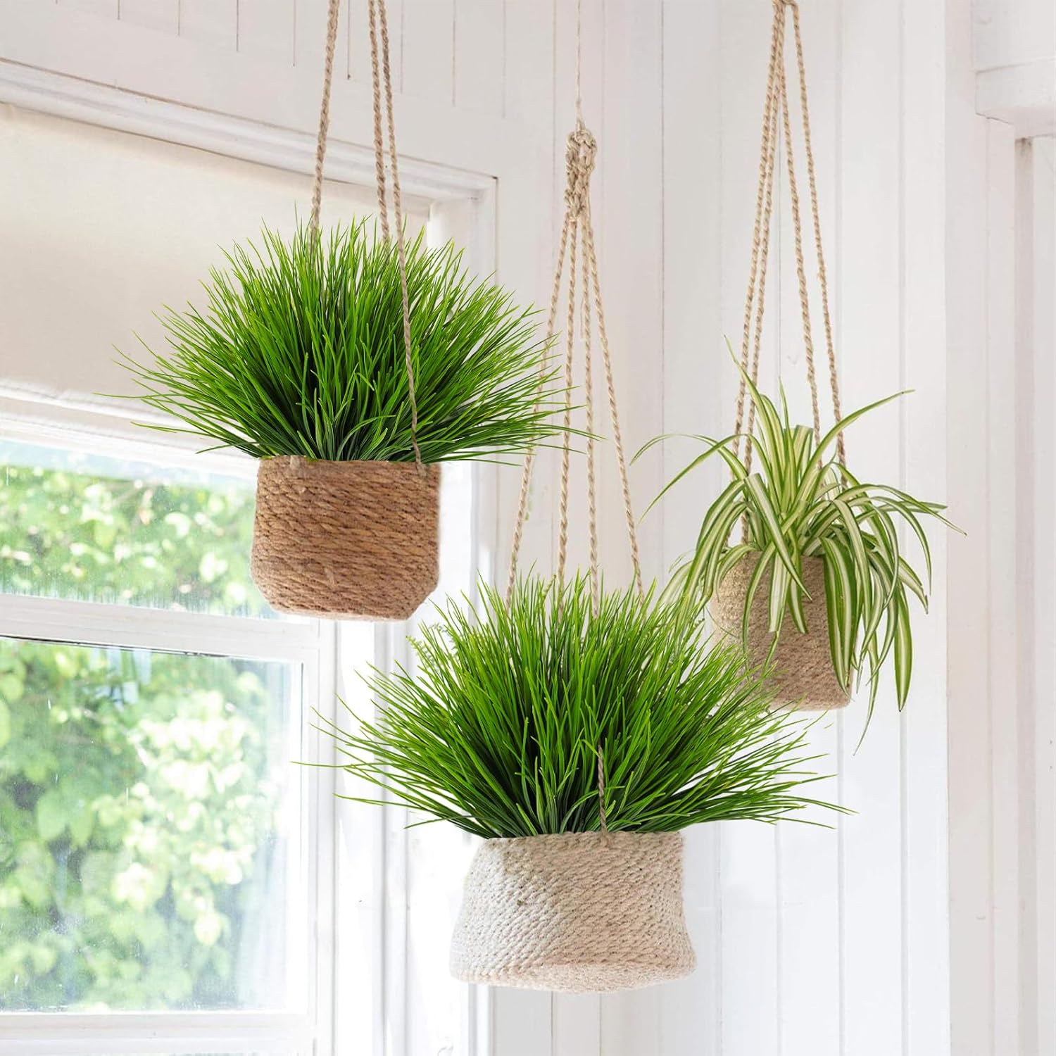 RECUTMS Artificial Grass Plants Outdoor ... 6 RECUTMS Artificial Grass Plants Outdoor ... - Image 6