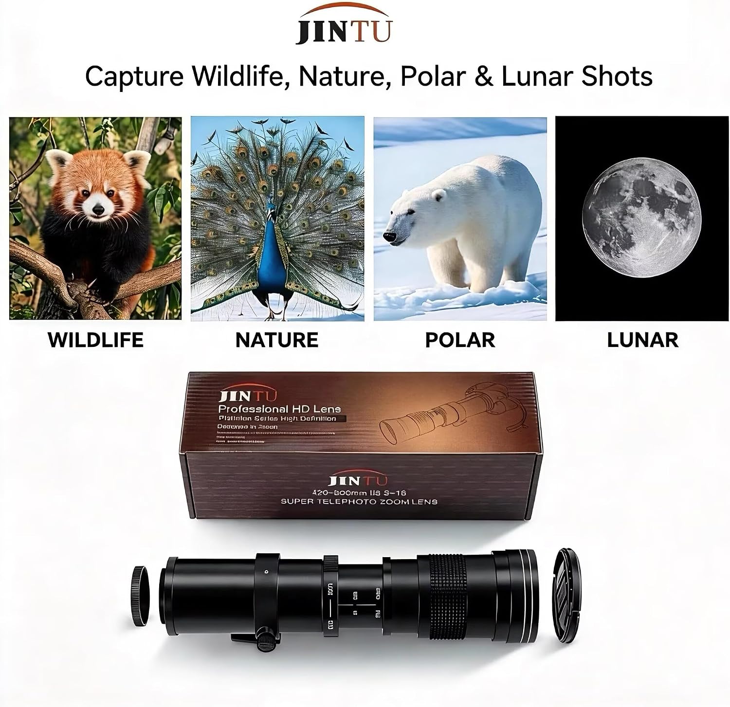 JINTU 420-800mm f/ 8.3 Manual Telephoto ... 6 JINTU 420-800mm f/ 8.3 Manual Telephoto ... - Image 6