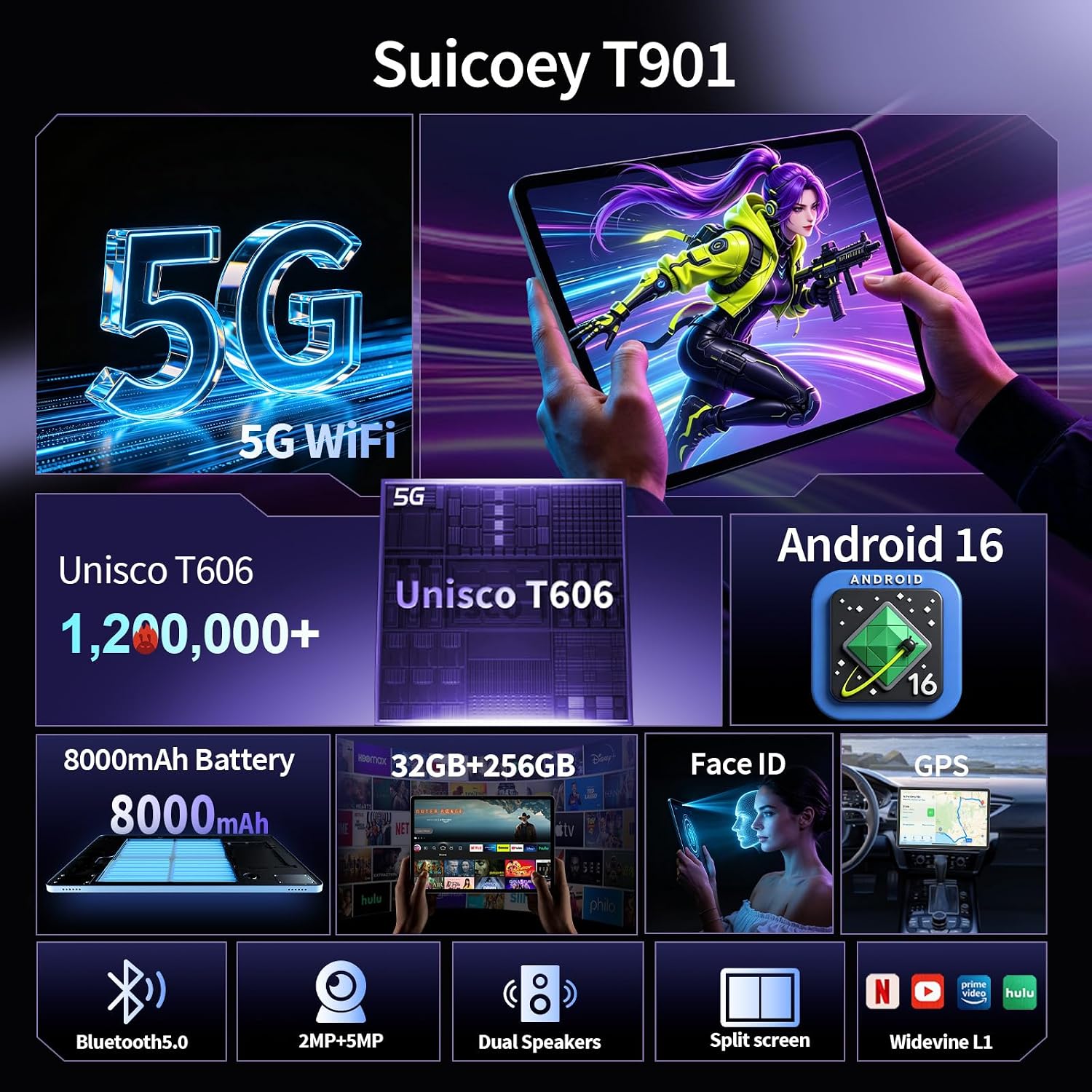 2026 Android 16 Tablet 10 inch - 32GB+25... 2 2026 Android 16 Tablet 10 inch - 32GB+25... - Image 2