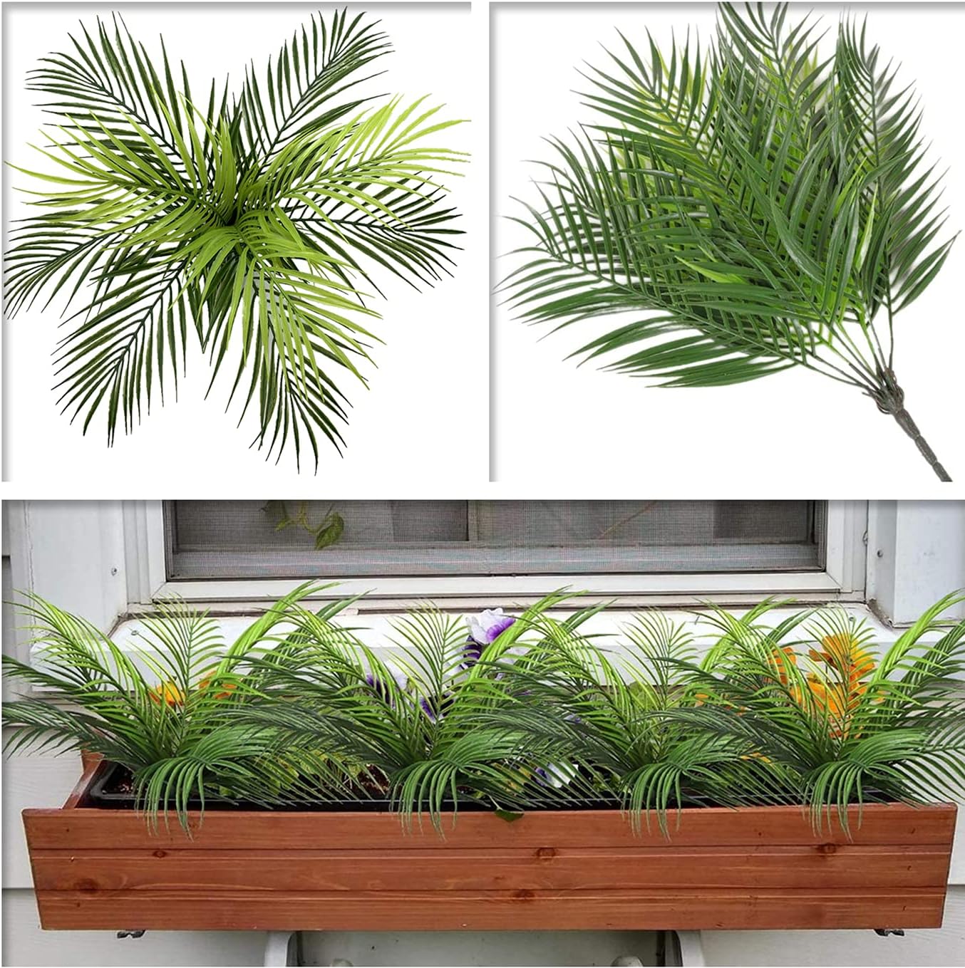 CATTREE Artificial Tropical Palm Plants,... 7 CATTREE Artificial Tropical Palm Plants,... - Image 7